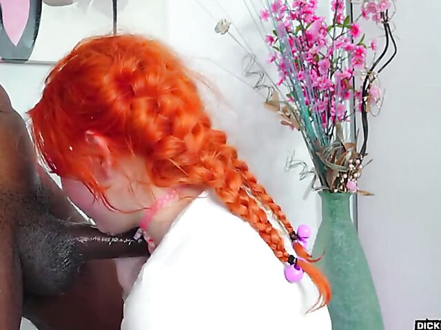 Melody Parker - Redhead interracial hardcore training