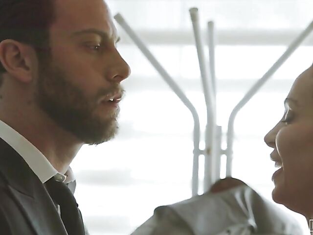 Perfect sex with big tits bombshell Abigail Mac