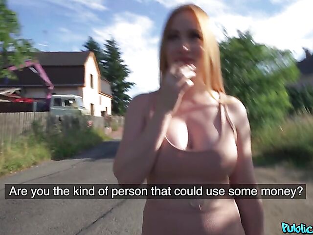 Sex for money with big tits blonde bombshell Kiara Lord