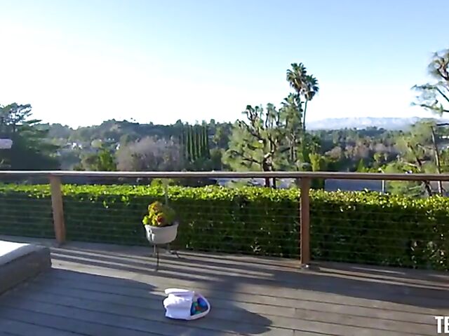 Leg behind head fuck with extra small blonde Coco Lovelock