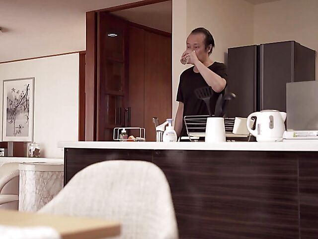 Cute Japanese girl Momo Sakura doesn't enjoy sex with her older husband