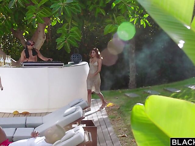 Agatha Vega & Jesus Reyes  - Interracial outdoor love in Ibiza