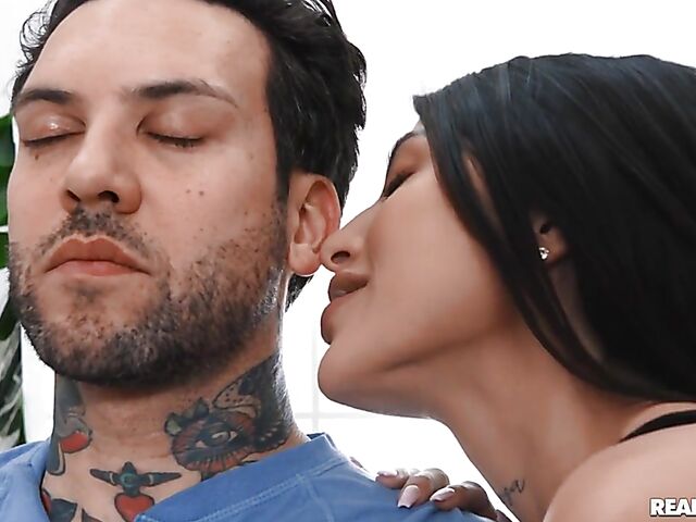 Azul Hermosa's big fake boobs are a real turn on