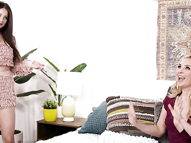 Mom Aaliyah Love lesbian time with big titty Maddy May