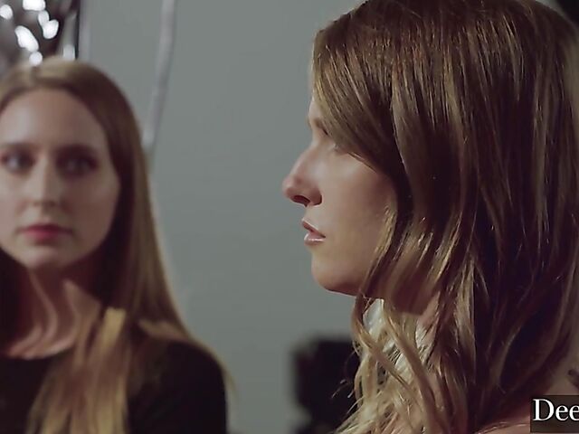 BBC threesome on set with Ashley Lane and Naomi Swann