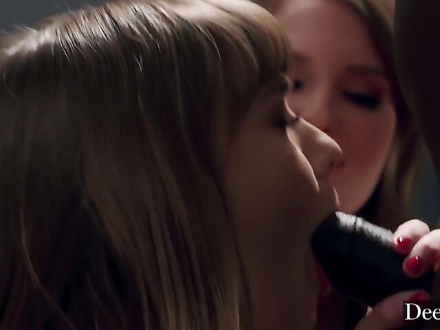 BBC threesome on set with Ashley Lane and Naomi Swann