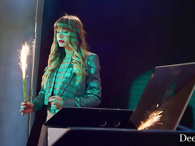 BBC threesome on set with Ashley Lane and Naomi Swann