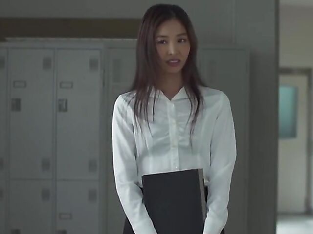 Skinny Japanese teacher Iroha Natsume gets pounded at school