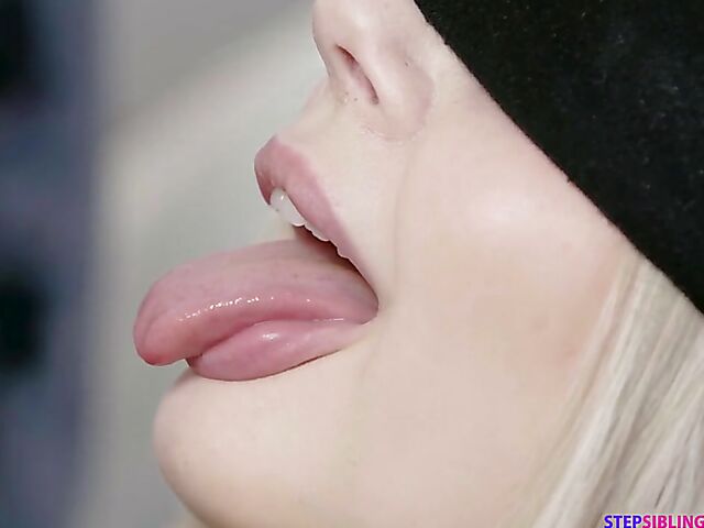 Blonde teen Coco Lovelock is happy to fuck her stepbrother