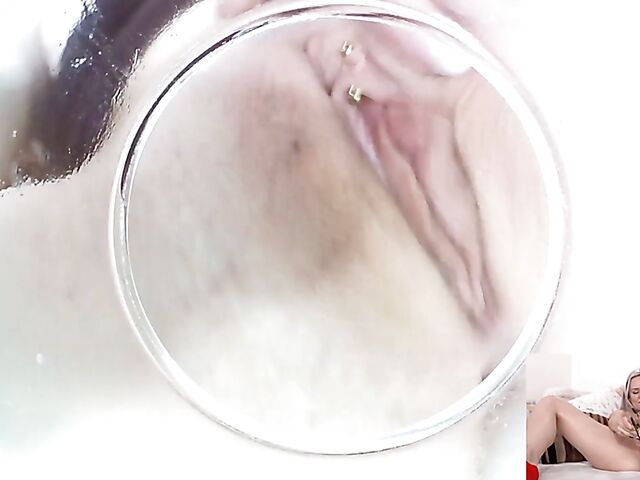 Lily Joy - Close up pussy inspection with a camera