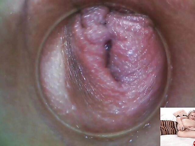 Lily Joy - Close up pussy inspection with a camera