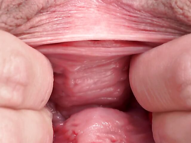 Solo pussy gaping outside with bad girl Rebecca Black