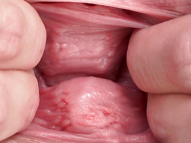 Solo pussy gaping outside with bad girl Rebecca Black