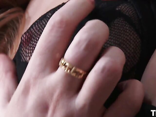 Kiara Lord - Lace lingerie and stockings masturbation