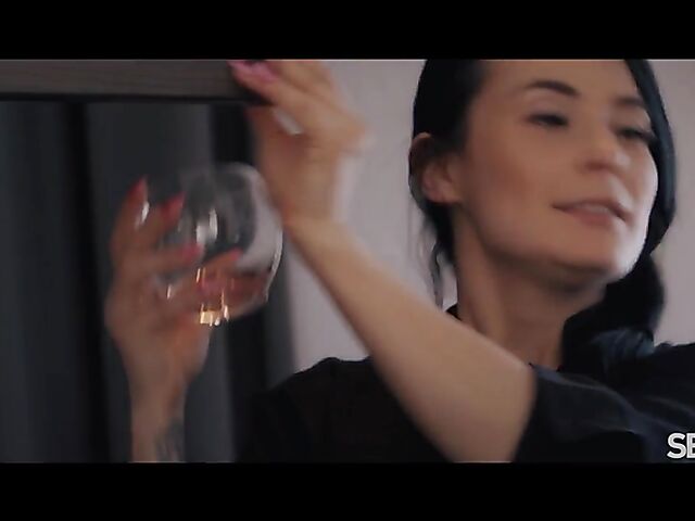 Erotic sex video with raven-haired Lexi Dona