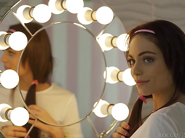 Euro teen girls Kiara Lord, Lya Missy, Summer Pixi and Clara Mia go wild