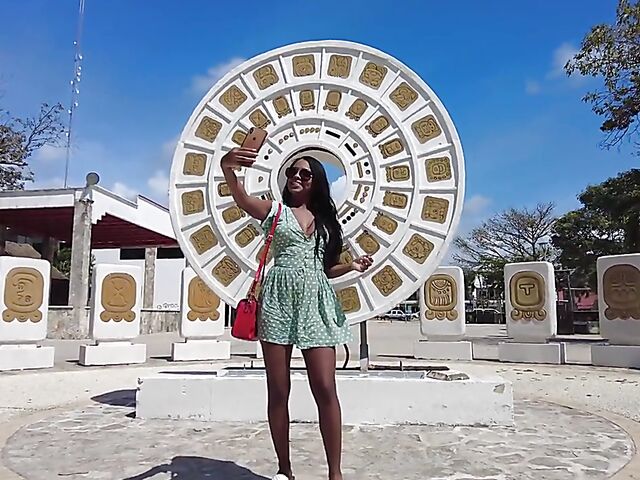 Outdoor solo with exotic Sofi Vega in Mexico