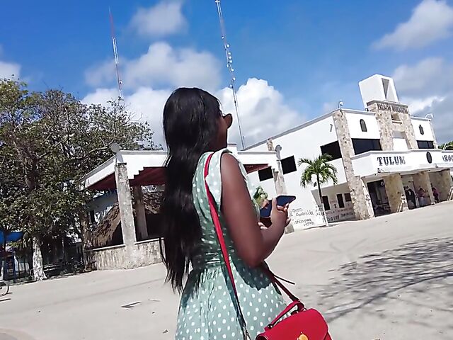 Outdoor solo with exotic Sofi Vega in Mexico