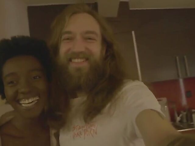 Interracial couple Annika and Johnny are addicted to toys