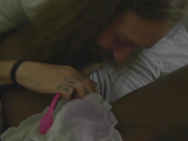 Interracial couple Annika and Johnny are addicted to toys