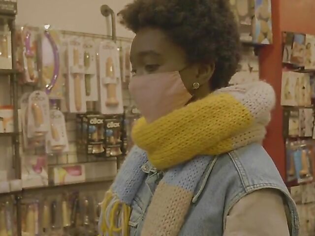 Interracial couple Annika and Johnny are addicted to toys