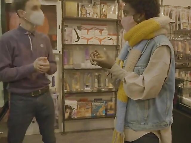 Interracial couple Annika and Johnny are addicted to toys