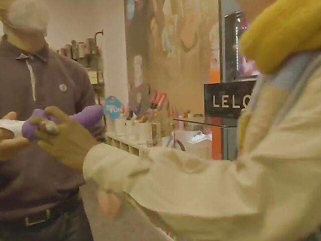 Interracial couple Annika and Johnny are addicted to toys