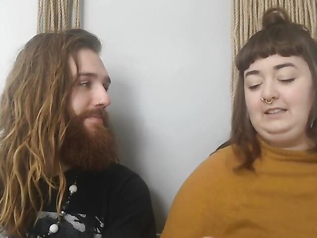 Stephen gets anal fingered and fisted by his BBW GF Almond