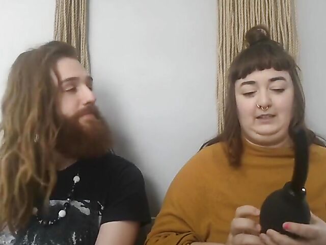 Stephen gets anal fingered and fisted by his BBW GF Almond