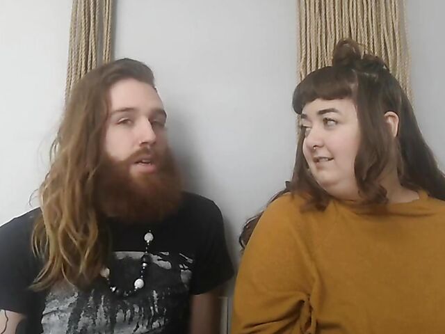 Stephen gets anal fingered and fisted by his BBW GF Almond