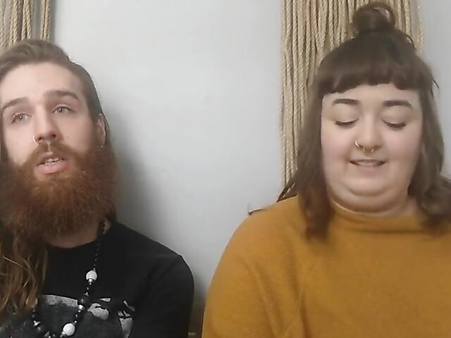 Stephen gets anal fingered and fisted by his BBW GF Almond