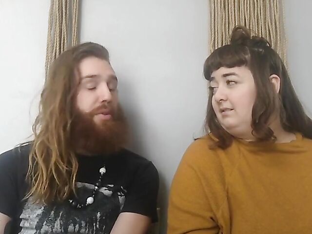 Stephen gets anal fingered and fisted by his BBW GF Almond