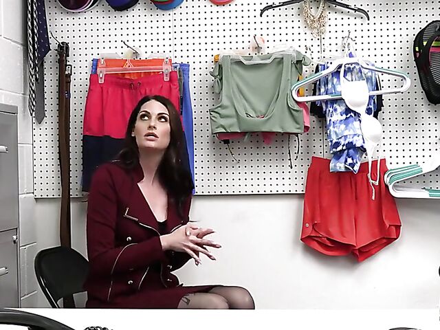 Shoplifter MILF Aria Khaide gets tricked into fucking