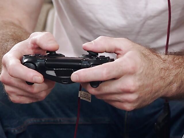 Cute MILF Riley Jacobs seduces a gamer boy