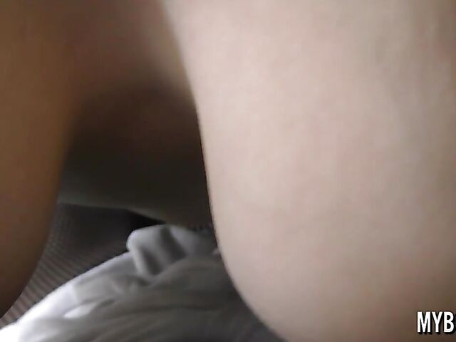 Nipple play, close up blowjob and spanking in bondage