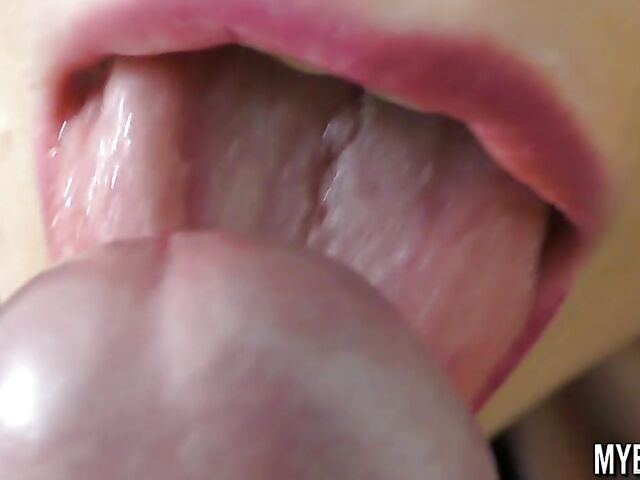 Nipple play, close up blowjob and spanking in bondage