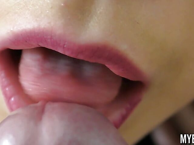 Nipple play, close up blowjob and spanking in bondage