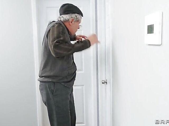 Busty cougar Sally Dangelo cheating with a boy