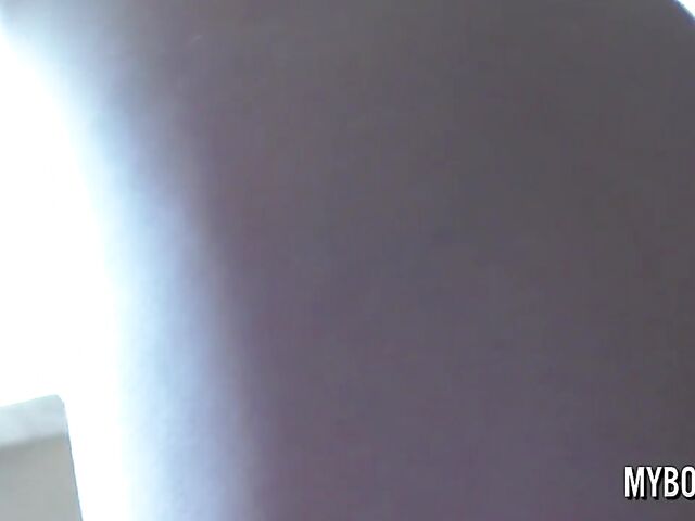 POV tit fuck and cumshot on those natural boobs