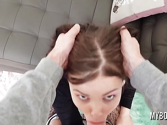 Big tits POV sex in pattern stockings with Nina Nightbloom