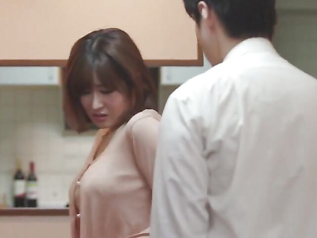 Japanese sex at the bakery with Riho Fujimori