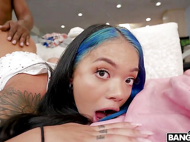 Interracial monster cock destruction with Paisley Page