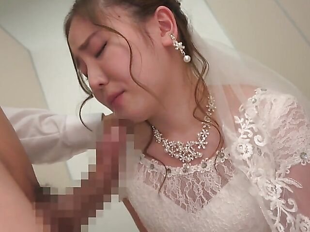 Japanese wedding fuck fest with Nozomi Azuma