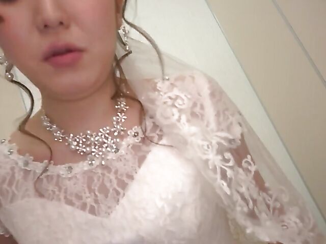 Japanese wedding fuck fest with Nozomi Azuma