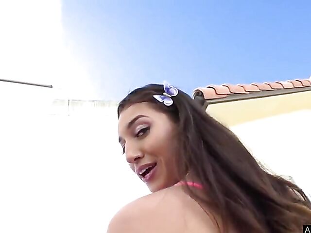 Incredible anal FFM session with two natural brunettes Jackie Ohh and Bella Rolland