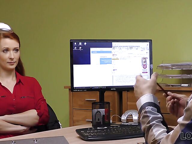 Czech big tits redhead Isabella Lui sells pussy to get money