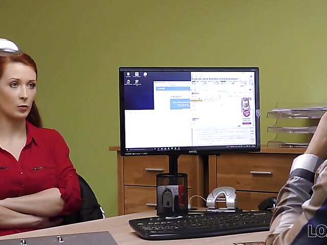 Czech big tits redhead Isabella Lui sells pussy to get money