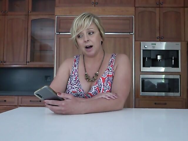 Brianna Beach - Clothed step mom POV fucked by her lucky son