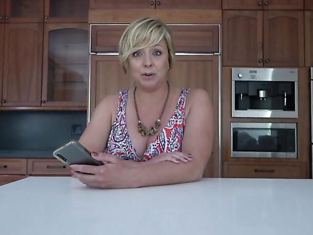 Brianna Beach - Clothed step mom POV fucked by her lucky son