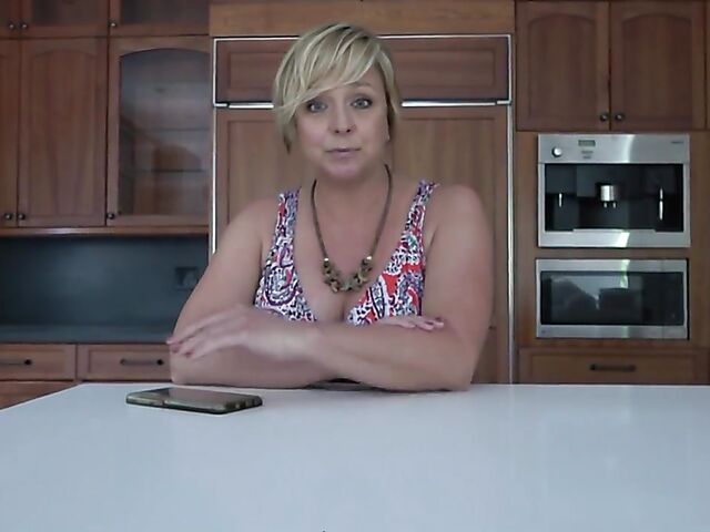 Brianna Beach - Clothed step mom POV fucked by her lucky son